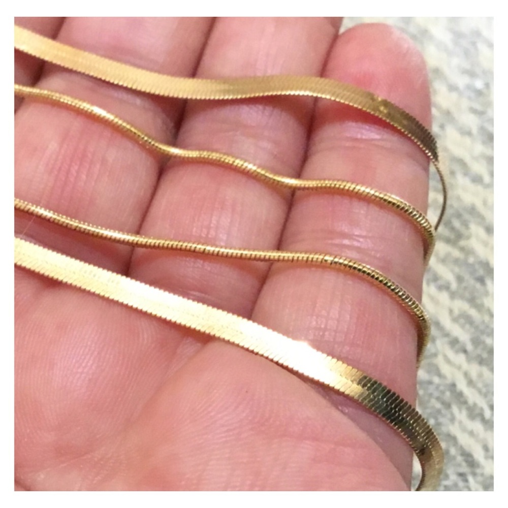 High Quality Dual Gold Chain Necklace - Picture 4 of 6